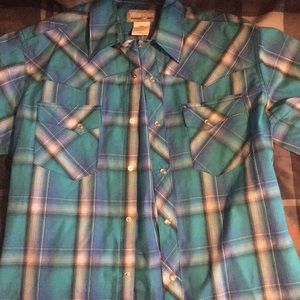Wrangler short sleeve button up